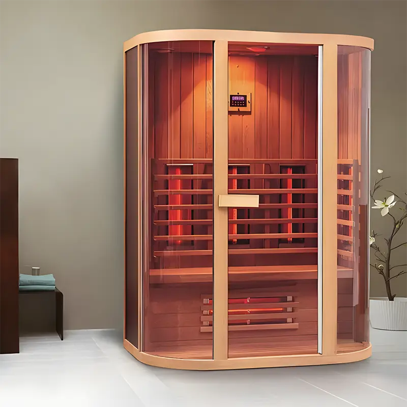 Selling Home Wooden Steam 3 Persons Sauna Room