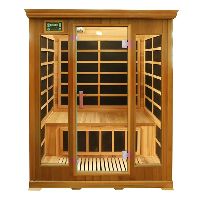 Luxury Red cedar infrared 3 person sauna room